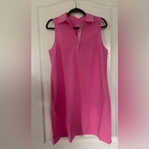 Vineyard Vines Fuchsia Pink Dress Popover